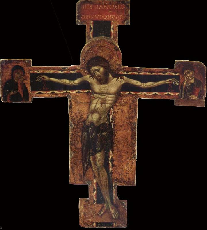 unknow artist Cross with the Crucifixion